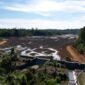 Kondisi Waduk Sei Jago nampak dari udara. Foto: Diskominfo Kepri 