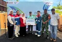 Pasar Murah bagi masyarakat Kelurahan Teluk Kabung Tengah, Kecamatan Bungkus Teluk Kabung, Kota Padang, Kamis (16/4/2026). Foto: Istimewa