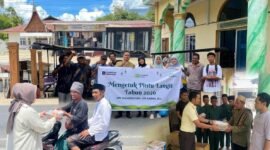 PT Pegadaian Kantor Wilayah II Pekanbaru kembali menggelar kegiatan sosial dan spiritual bertajuk Mengetuk Pintu Langit pada Jumat (17/4/2026). Foto: Istimewa