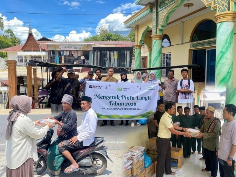 PT Pegadaian Kantor Wilayah II Pekanbaru kembali menggelar kegiatan sosial dan spiritual bertajuk Mengetuk Pintu Langit pada Jumat (17/4/2026). Foto: Istimewa