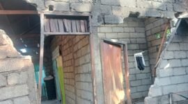 Gempa M7,6 Kota Bitung berdampak pada kerusakan rumah warga di Kabupaten Minahasa, Sulawesi Utara, Kamis (2/4/2026)/ BPBD Kabupaten Minahasa. Foto:  Istimewa