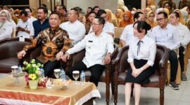 Rapat koordinasi bersama Komisi Pemberantasan Korupsi (KPK) RI di Kantor Wali Kota Batam, Selasa (7/4/2026). Foto: Humas Diskominfo Batam