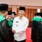 Dewan Hakim Musabaqah Tilawatil Qur’an dan Hadis (MTQH) XXXIV Tingkat Kota Batam Tahun 2026 resmi dilantik, di Kantor Wali Kota Batam, Selasa (7/4/2026). Foto: Humas Diskominfo Batam