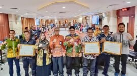 Rapat pembinaan statistik sektoral dan pencanangan Kelurahan Cinta Statistik (Cantik) 2026 di Kantor Wali Kota Batam, Kamis (9/4/2026). Foto: Humas Diskominfo Batam