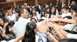 Perayaan Paskah Persekutuan Oikumene Umat Kristiani Aparatur Sipil Negara (ASN) Pemerintah Kota Batam Tahun 2026 di Kantor Wali Kota Batam, Jumat (16/4/2026). Foto: Humas Diskominfo Batam