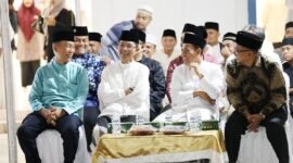 Tablig Akbar dan Safari Dakwah yang digelar Perkumpulan Masyarakat Aceh (PERMASA) Kota Batam di pelataran Masjid Agung Raja Hamidah, Batam Centre, Minggu (19/4/2026) malam Foto: Humas Diskominfo Batam