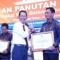 Wali Kota Batam Amsakar Achmad bersama Wakil Wali Kota Li Claudia Chandra menghadiri kegiatan Bulan Panutan Pajak Bumi dan Bangunan Perdesaan dan Perkotaan (PBB-P2) Kota Batam 2026 di Hotel Planet Holiday Batam, Selasa (21/4/2026). Foto: Humas Diskominfo Batam