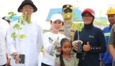 Gerakan Masyarakat Batam Aman, Sehat, Resik, dan Indah (Gema Batam ASRI) di Tanjung Banon, Rempang Eco City, Rabu (22/4/2026). Foto: Humas Diskominfo Batam