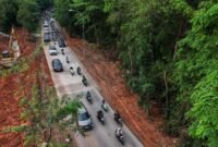 Ruas Jalan Gajah Mada, tepatnya tanjakan menuju Hotel Vista, telah selesai diperbaiki dan kembali dibuka untuk masyarakat. Foto: Humas BP Batam