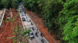 Ruas Jalan Gajah Mada, tepatnya tanjakan menuju Hotel Vista, telah selesai diperbaiki dan kembali dibuka untuk masyarakat. Foto: Humas BP Batam