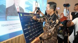 High Level Meeting (HLM) Tim Percepatan dan Perluasan Digitalisasi Daerah (TP2DD) Kota Batam 2026 di Harris Hotel Batam Centre, Senin (27/4/2026). Foto': Humas Diskominfo Batam