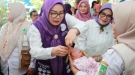 Ajakan tersebut disampaikan saat peringatan Hari Posyandu Nasional 2026 yang digelar di Kecamatan Sekupang dan Kecamatan Lubukbaja, Rabu (29/4/2026). Foto: Humas Diskominfo Batam