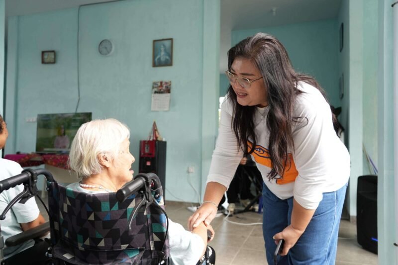 Persekutuan Doa BP Batam, dalam peringatan Paskah yang digelar di Graha Lansia Titian Kasih, Pulau Rempang, Sabtu (11/4/2026). FotoL Humas BP Batam