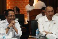 Kepala BP Batam Amsakar Achmad menerima Peserta Sekolah Staf dan Pimpinan Tinggi (Sespimti) Polri dalam rangka Praktik Kerja Dalam Negeri (PKDN) Dikreg ke-35 Tahun 2026 di Marketing Centre, Batam Centre, Senin (14/4/2026). Foto: Humas BP Batam