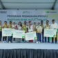 PT Pegadaian sukses menggelar ajang lari perdana Tring! Golden Run 2026 di kawasan Parkir Timur Senayan, Jakarta, Minggu (26/4/2026). Foto: Humas Pegadaian