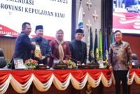 Laporan akhir Panitia Khusus (Pansus) terhadap Laporan Keterangan Pertanggungjawaban (LKPj) Tahun Anggaran 2025 di Gedung DPRD Kepri, Balairung Raja Khalid Hitam, Dompak, Tanjungpinang, Jumat (17/4/2026). Foto: Humas DPRD Kepri