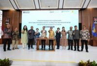 Penandatangani Perjanjian Jual Beli Tenaga Listrik (PJBTL) terbesar di Indonesia dengan kapasitas 511 MVA di Auditorium Balairung Sari BP Batam, Jumat (17/4/2026). Foto: Istimewa