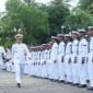 Pelantik dan menyumpah siswa Pendidikan Pertama Tamtama (Dikmata) TNI Angkatan Laut Angkatan XLVI Tahun Anggaran 2026 di Lapangan Apel Satrol 1 Tanjung Uban, Sabtu (9/5/2026). Foto: Istimewa