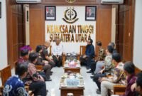 Pertamina Patra Niaga Regional Sumatera Bagian Utara (Sumbagut) memperkuat kerja sama dengan Kejaksaan Tinggi Sumatera Utara. Foto: Istimewa