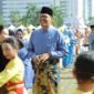 Upacara Bendera Peringatan Hari Pendidikan Nasional (Hardiknas) Tingkat Kota Batam 2026 di Dataran Engku Putri, Senin (11/5/2026). Foto: Humas Sekwan Batam