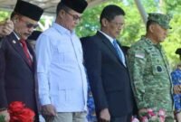 Pimpinan DPRD Kota Batam mengikuti Upacara Hari Kebangkitan Nasional (Harkitnas) ke-118 di Dataran Engku Putri, Batam Centre, Rabu (20/5/2026). Foto: Humas Sekwan Batam