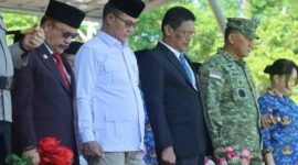 Pimpinan DPRD Kota Batam mengikuti Upacara Hari Kebangkitan Nasional (Harkitnas) ke-118 di Dataran Engku Putri, Batam Centre, Rabu (20/5/2026). Foto: Humas Sekwan Batam