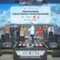 PT BEI menggandeng Garuda Indonesia, Citilink, AirAsia Indonesia, dan Jaya Trishindo meluncurkan program Awak Pesawat Investor Saham di Main Hall BEI, Kamis (21/5/2026). Foto: Istimewa