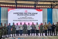 Peluncuran 1.061 Koperasi Desa/Kelurahan Merah Putih (KDKMP) wilayah Jawa Timur dan Jawa Tengah oleh Presiden RI secara virtual dari Pasar Hang Tuah, Batu Besar, Batam, Sabtu (16/5/2026). Foto: Diskominfo Kepri