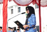 Pemerintah Provinsi Kepulauan Riau menggelar Upacara Hari Kebangkitan Nasional (Harkitnas) ke-118 di Lapangan Kantor Gubernur Kepri, Dompak, Tanjungpinang, Rabu (20/5/2026). Foto: Diskominfo Kepri