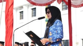 Pemerintah Provinsi Kepulauan Riau menggelar Upacara Hari Kebangkitan Nasional (Harkitnas) ke-118 di Lapangan Kantor Gubernur Kepri, Dompak, Tanjungpinang, Rabu (20/5/2026). Foto: Diskominfo Kepri
