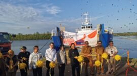 Ekspor ayam hidup dilakukan PT Ciomas Adisatwa dan PT Indojaya Agrinusa (Japfa Group) di Kabupaten Bintan. Foto: Istimewa