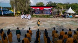 Upacara Hardiknas 2026 di SMK Negeri 1 Tanjungpinang, Senin (4/5/2026). Foto: Diskominfo Kepri