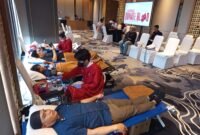 Grand Mercure Batam Centre merayakan anniversary pertamanya dengan menggelar aksi donor darah, Senin (11/5/2026). Foto: Istimewa