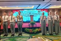 Dua putra terbaik daerah, Bagas Randy Putra Azimarsono dan Ridho Athaullah Putra Dwi Pratama, sukses lolos Seleksi Calon Pasukan Pengibar Bendera Pusaka (Paskibraka) Tingkat Provinsi Kepulauan Riau. Foto: Humas Diskominfo Batam