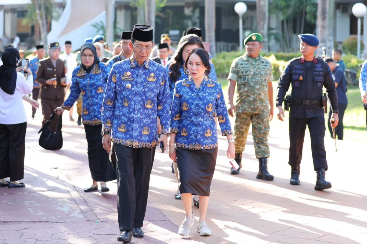Upacara Hari Kebangkitan Nasional (Harkitnas) ke-118 tingkat Kota Batam di Dataran Engku Putri, Batam Centre, Rabu (20/5/2026). Foto: Humas Diskominfo Batam