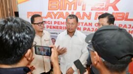 Kegiatan Bimbingan Teknis (Bimtek) Pelayanan Publik bertema “Sinergi Pemungutan Opsen Pajak dan Penerimaan Pajak Daerah” di Harris Hotel Batam Center, Sabtu (23/5/2026). Foto: Humas Diskominfo