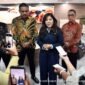 Menteri Komunikasi dan Digital Meutya Hafid bersama Menteri UMKM Maman Abdurahman mengatakan pihaknya mendukung penuh upaya Kementerian UMKM untuk melindungi pelaku UMKM. Platform digital harus berjalan adil dan tidak boleh membebani usaha kecil-menengah serta masyarakat secara sepihak. Foto: Humas Kemkomdigi