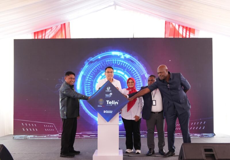 PT Telekomunikasi Indonesia International (Telin) meresmikan Sistem Kabel Laut Pukpuk (Puk-Puk 1) di Telkom Witel Jayapura, Papua, Jumat (8/5/2026). Foto: Istimewa