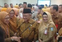 Menteri Pendidikan Dasar dan Menengah (Mendikdasmen) Abdul Mu'ti, saat kunjungan kerja di sekolah di Batam, Sealasa (12/5/2026). Foto: Istimewa