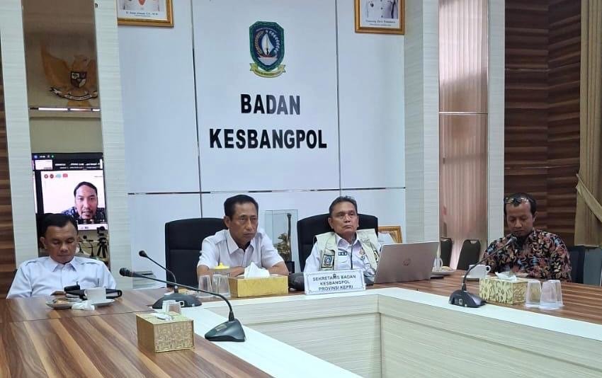 Kegiatan Internalisasi Hasil Survei Indeks Potensi Radikalisme (IPR) Tahun 2025 melalui rangkaian kegiatan Kajian Senin Kamis (KSK) Tahun 2026 diselenggarakan Forum Koordinasi Pencegahan Terorisme (FKPT) Kepulauan Riau, Kamis 18 Juni 2026. Istimewa