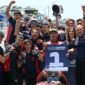 Pebalap binaan PT Astra Honda Motor (AHM) itu meraih kemenangan perdana di Moto3 Junior World Championship 2026 usai finis pertama pada putaran kedua di Sirkuit Estoril, Portugal, Minggu (14/6/2026). Foto: Istimewa