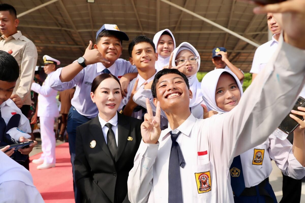 Upacara Hari Lahir Pancasila Tingkat Kota Batam 2026 di Dataran Engku Putri, Batam Centre, Senin (1/6/2026). Foto: Humas Diskominfo Batam
