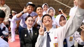 Upacara Hari Lahir Pancasila Tingkat Kota Batam 2026 di Dataran Engku Putri, Batam Centre, Senin (1/6/2026). Foto: Humas Diskominfo Batam