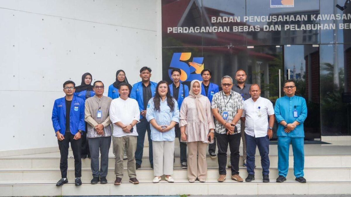  Audiensi pengurus Pergerakan Mahasiswa Islam Indonesia (PMII) Cabang Batam, ke BP Batam,  Jumat (5/6/2026). Foto: Humas BP Batam