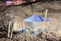 Proses perbaikan kebocoran pipa transmisi di kawasan Simpang Plamo menuju Kepri Mall akhirnya selesai dilakukan pada Jumat (12/6/2026) dini hari. Foto: Humas BP Batam