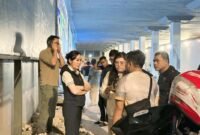 Wakil Kepala BP Batam, Li Claudia Chandra, meninjau langsung kondisi infrastruktur di kawasan Terowongan Pelita, Sabtu (13/6/2026) malam. Foto: Humas BP Batam