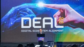 Wakil Menteri Komunikasi dan Digital, Nezar Patria, saat menutup acara peluncuran Digital Ecosystem Alignment (DEAL) 2026 di Jakarta, Selasa (23/6/2026)./Foto Agus S/InfoPublik