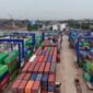 Terminal Peti Kemas (TPK) Batu Ampar mencatat lonjakan layanan direct call internasional. Foto: Istimewa