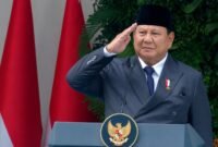 Presiden Prabowo Subianto saat memimpin Upacara Peringatan Hari Lahir Pancasila di Gedung Pancasila, Jakarta, Senin (1/6/2026). Foto: BPMI Setpres