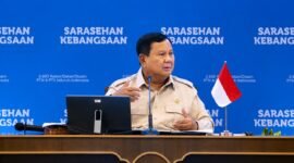 Presiden Prabowo Subianto saat menutup Sarasehan Kebangsaan Konvensi Sains, Teknologi, dan Industri 2026 di Jakarta, Minggu (28/6/2026). Foto: Istimewa